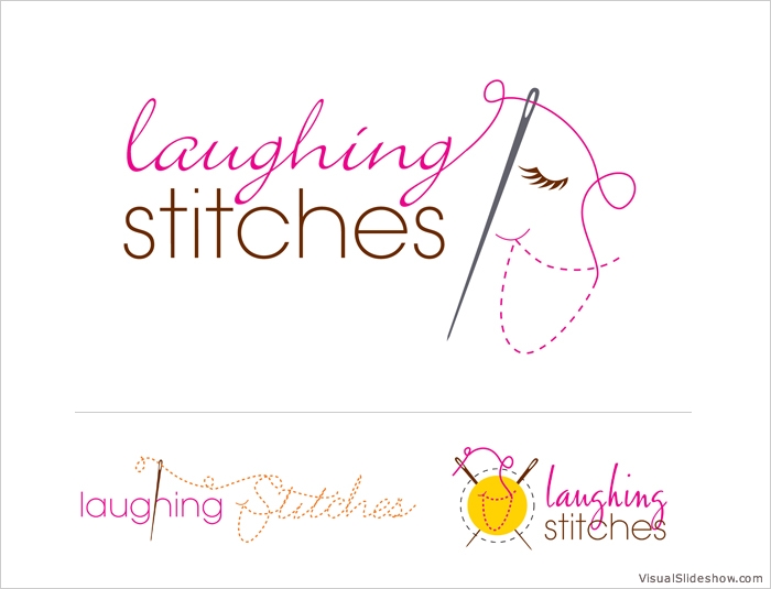 Laughing Stitches Logo
