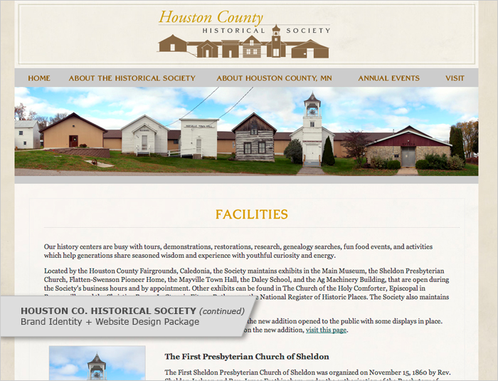 Houston County Historical Society Website
